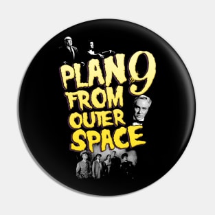 Plan 9 From Outer Space Cast Design Pin