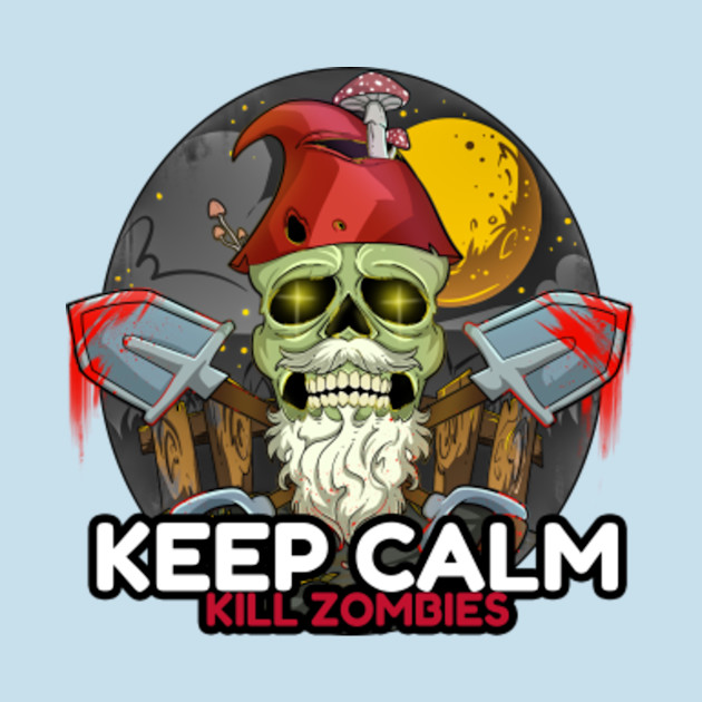 Disover Classic Zombie Gnome Pirates Skull with Beard - Bearded Skull - T-Shirt