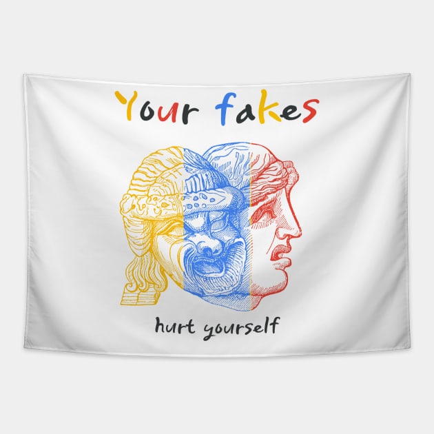 Your Fakes Tapestry by Alfaroni