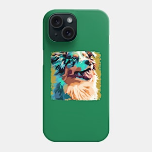 Miniature American Shepherd Pop Art - Dog Lover Gifts Phone Case