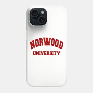 Norwood University Classic Look Tee Phone Case