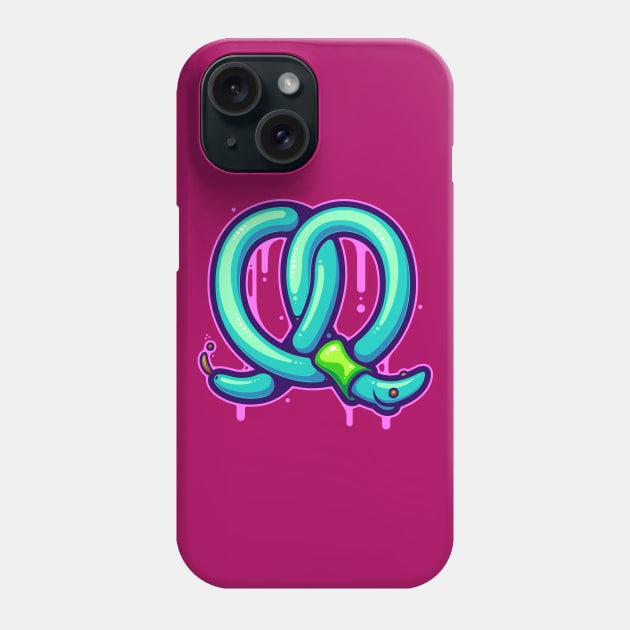 Pretzel Worm Phone Case by ArtisticDyslexia