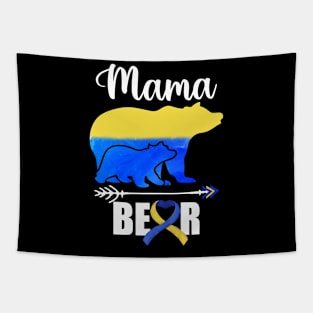 Down Syndrome Awareness Day Mom Bear Trisomy 21 Mama Tapestry