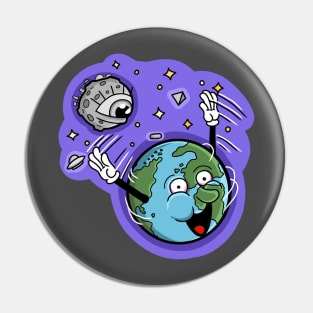 Moon watcher Pin