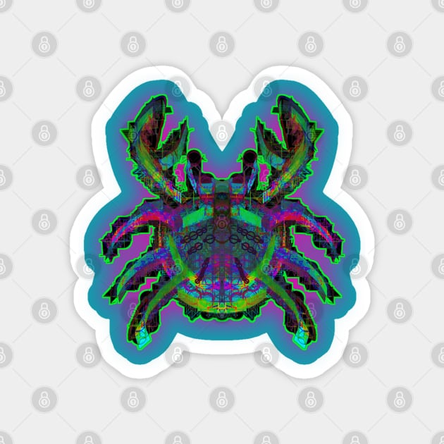 Cancer 4c Turquoise Magnet by Boogie 72