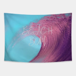 Beach bum - beautiful beach wave tshirt Tapestry