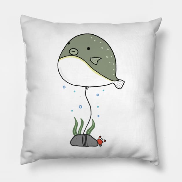 Blowfish Balloon Pillow by Marinaaa010