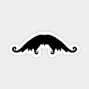 Fancy Black Mustache Magnet