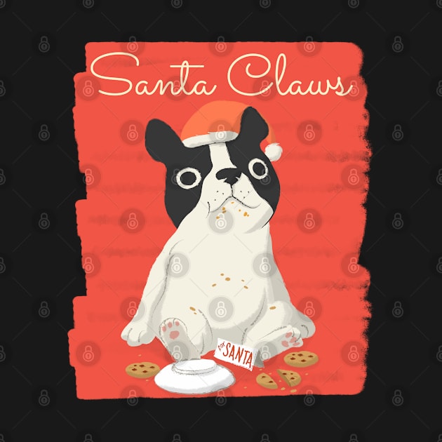 Christmas dog santa claus by Houseofwinning