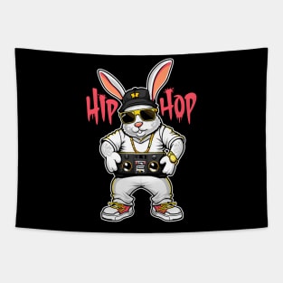 Hip Hop Easter Bunny Light Graffiti by gnarly Tapestry