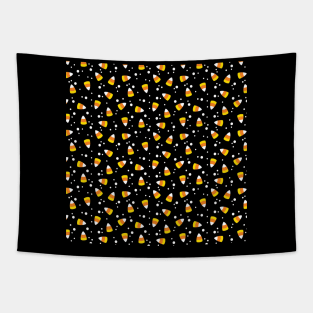 Halloween Candy Corn Pattern Tapestry