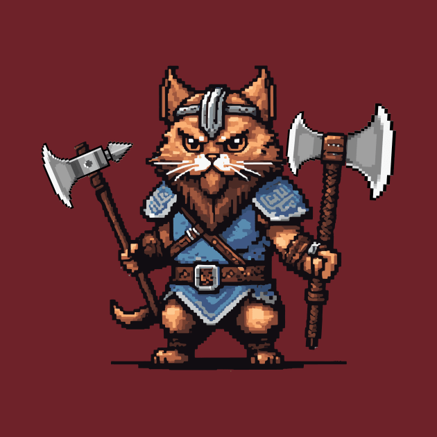 Pixel Cats: Whiskers the Orange by GeekyDweeb