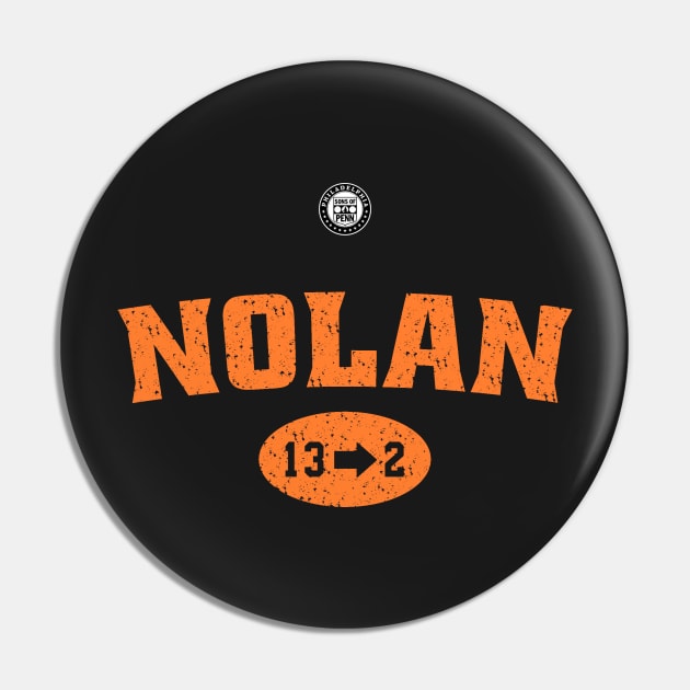 NOLAN (Orange) Pin by Sons of Penn