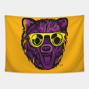 Bear with Sunglasses Tapestry