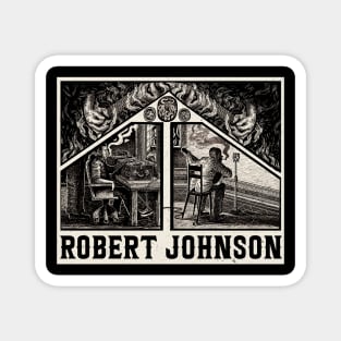 Inspirational Riffs Robert Johnson's Guitar Genius Magnet