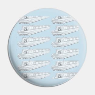 narrowboat pattern - no problem Pin