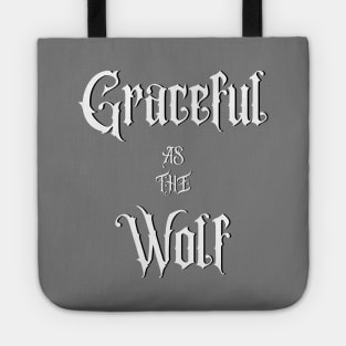 Graceful As The Wolf Tote