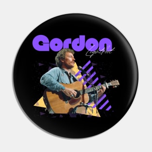 Gordon lightfoot>>>original retro Pin