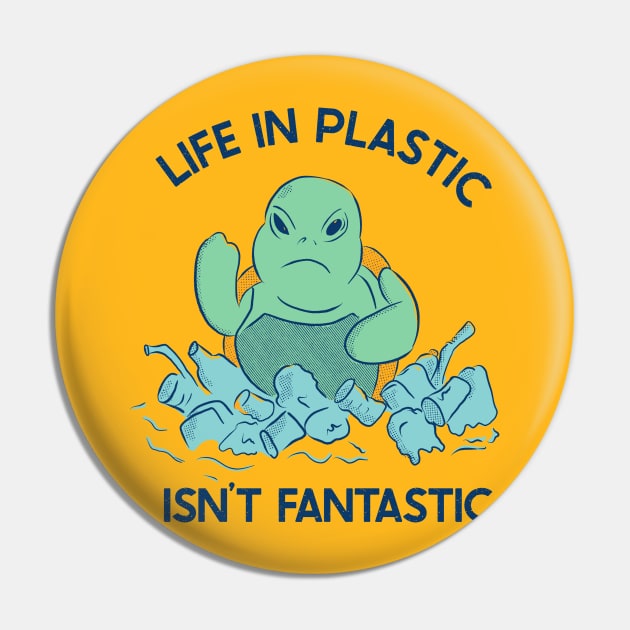 Life in plastic - Angry turtle - plastic ocean Pin by MisterThi