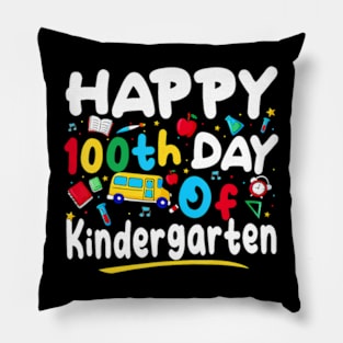 100 Days Of School Teacher 100th Day Of Kindergarten Pillow