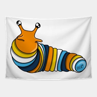 AroAce Pride Fidget Slug Tapestry