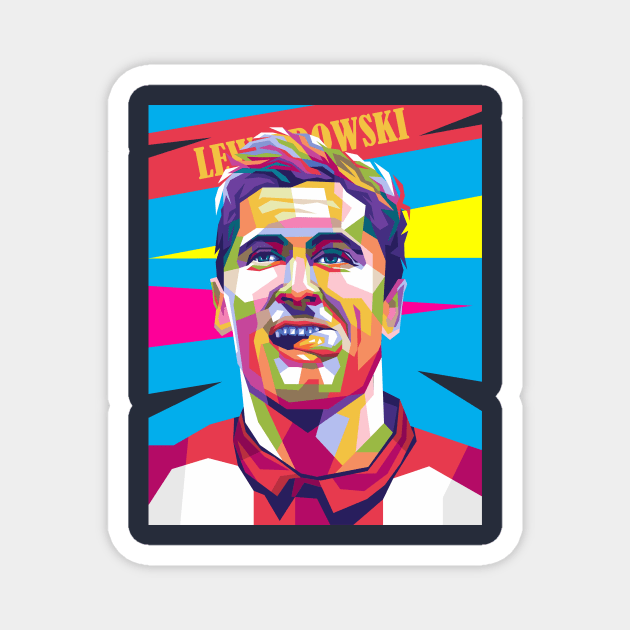 Robert Lewandowski Magnet by Wpap_ayy