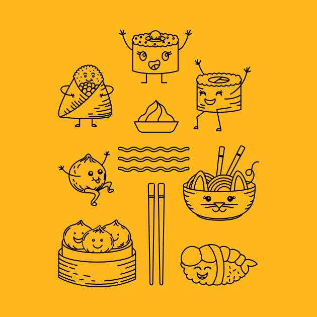 Kawaii Sushi by SWON Design