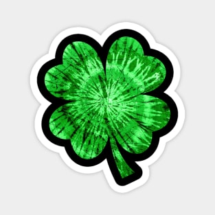 Irish Shamrock Tie Dye Happy St Patrick's Day Go Lucky Gifts Magnet