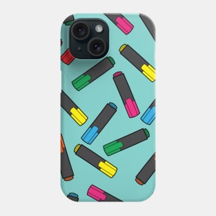 Highlighter pen pattern Phone Case