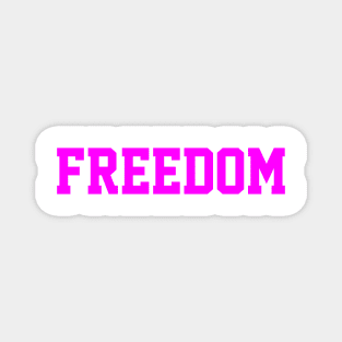 purple freedom Magnet