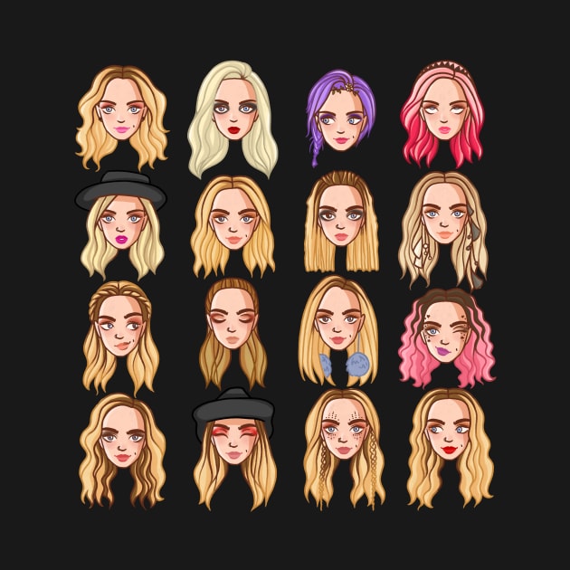 Perrie MV Chibis by CharlottePenn