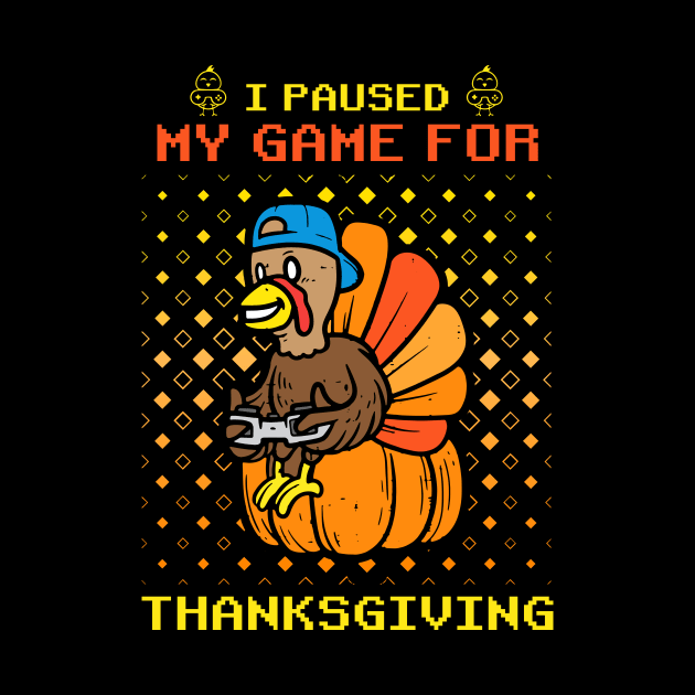 Happy Thanksgiving Gamer Turkey Video Game Lovers Kids Boys by _So who go sayit_