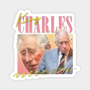 King Charles -- Retro Aesthetic Fan Design Magnet