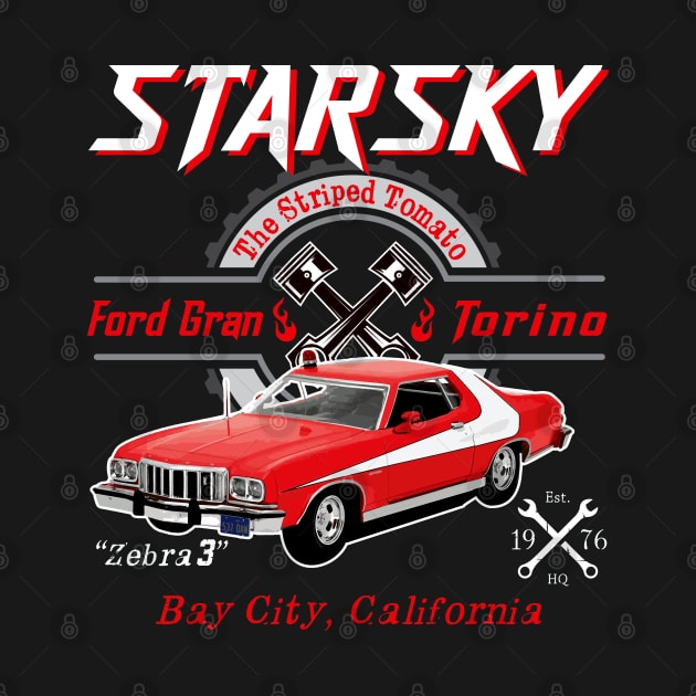 Starsky 1976 Ford Gran Torino by Alema Art