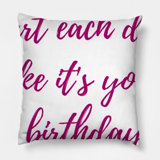 Birthday Pillow