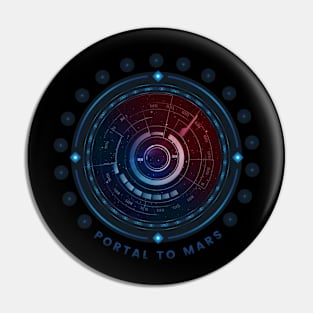 Portal to Mars Pin