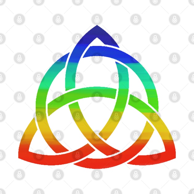 Triquetra Colors 7 chakra by GalartCreations