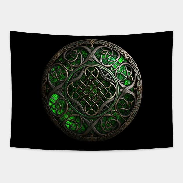 Celtic ornament. Irish ornament for Saint Patrick's Day Tapestry by MaxDeSanje 