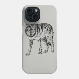 Wolf Image Phone Case