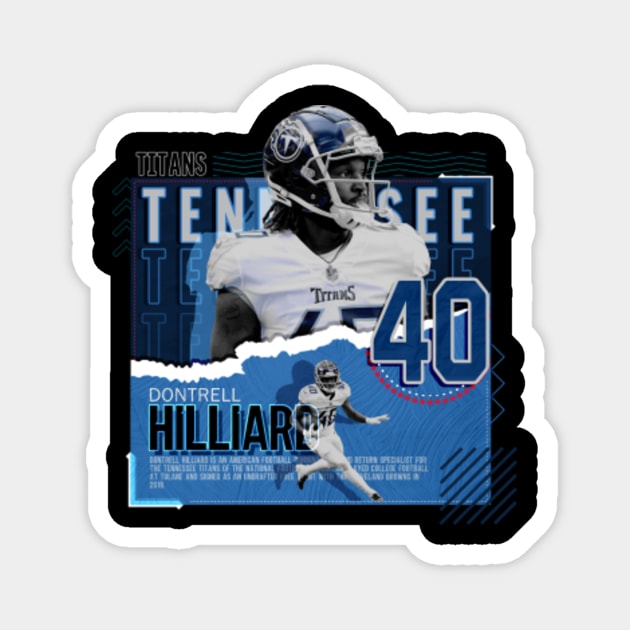 Dontrell Hilliard Football Paper Poster Titans