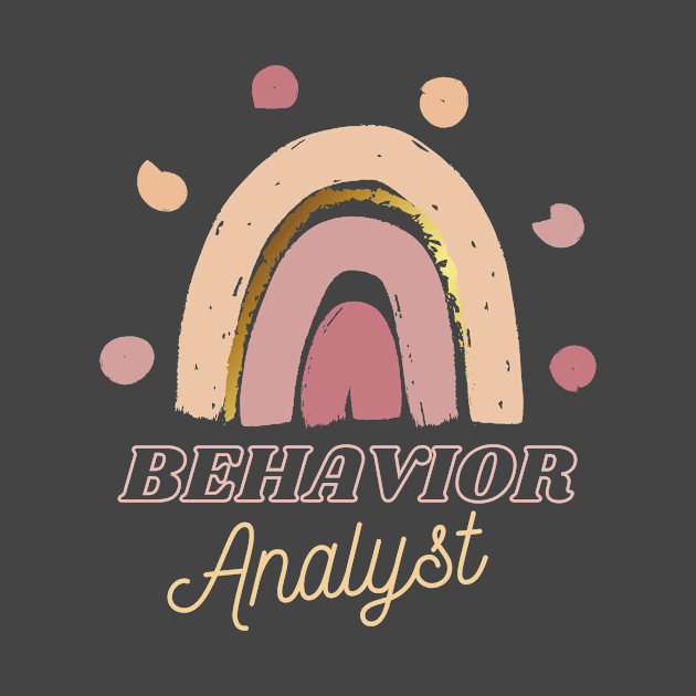 Behavior Analyst apparel or gift for every BA, BCBA or ABA Therapy student. Behavior Analyst appreciation gift by The Mellow Cats Studio