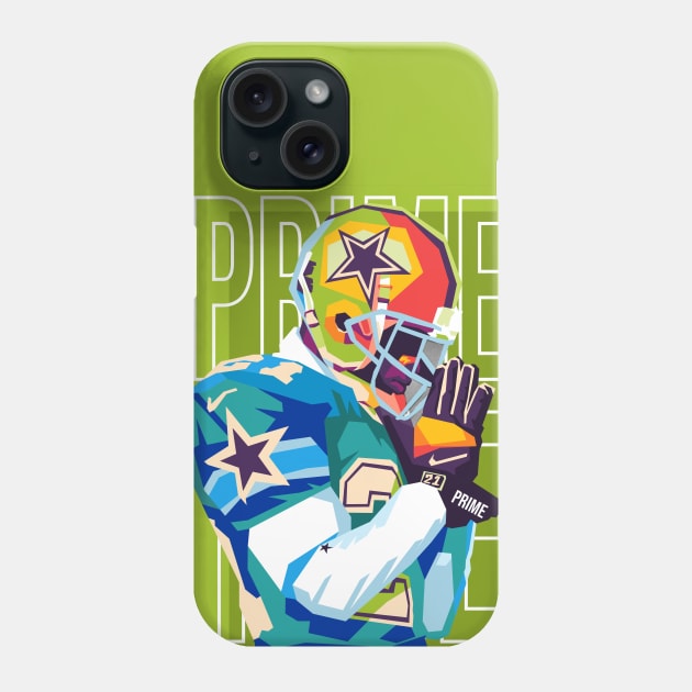 deion sanders prime time Phone Case by cool pop art house