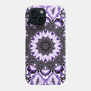 Purple Geode Floral Flower Phone Case