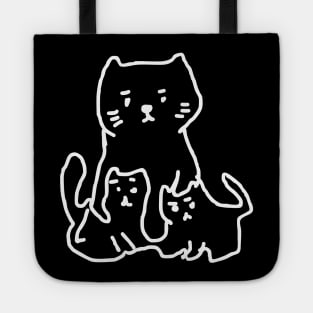 Doodle cat mom Tote