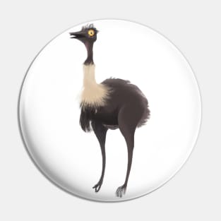 Cute Emu Drawing Pin