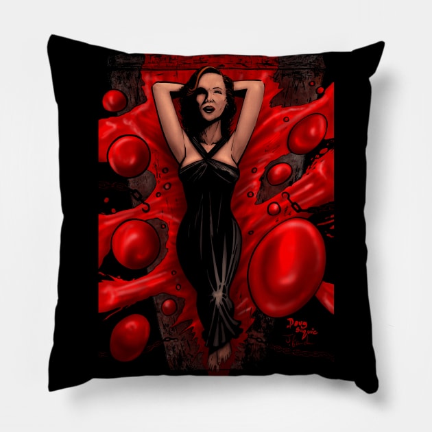 Julia Hellraiser bed Pillow by DougSQ