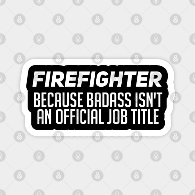 Firefighter Magnet by Printnation