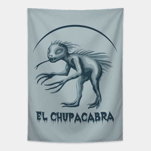 Chupacabra Tapestry by Slightly Unhinged