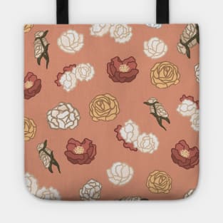 Vintage rose flower pattern Tote