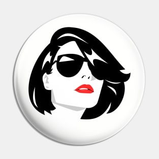 beautiful short hair girl Pin